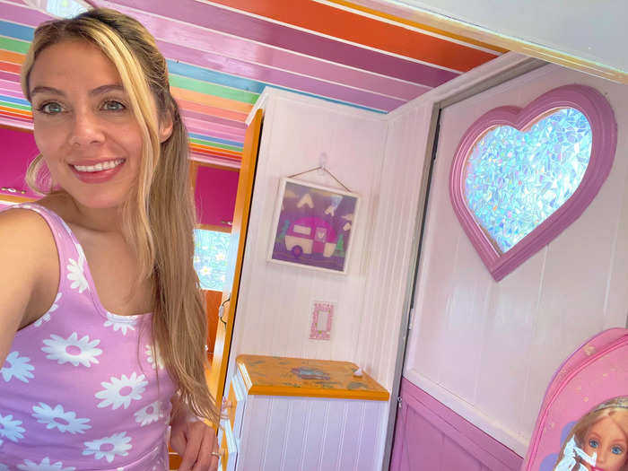 Ilse Thalia Massey is living out her childhood fantasies in her own Barbie-inspired "dream camper."