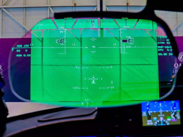 The effects of poor weather and reduced visibility are also reduced given that a heads-up display lets pilots see through clouds and avoid terrain.