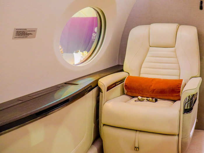 Even with the additional cabin space, however, a 19-passenger seating configuration is a rarity in the industry where privacy and exclusivity is paramount. Most private owners will only fly with a handful of other select passengers.