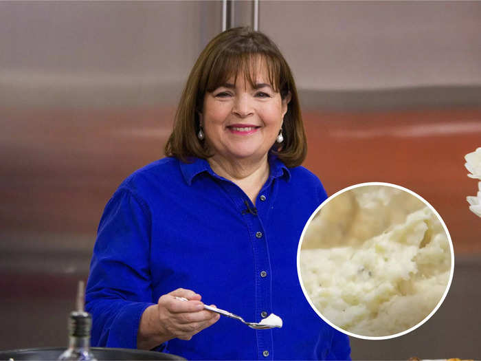 Ina Garten keeps her mashed-potatoes recipe simple.