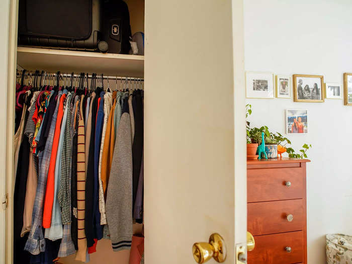 My closet leaves something to be desired, though, and is about a third of the size of the wardrobes in the Miami apartment.