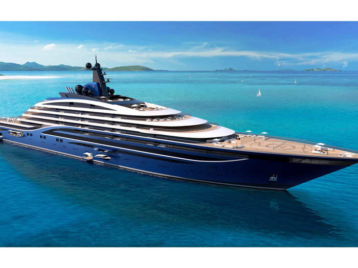 At 728 feet-long, the Superyacht Somnio is set to be the world