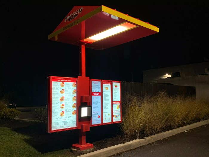 While I visited the store, not many people actually used the drive-thru.