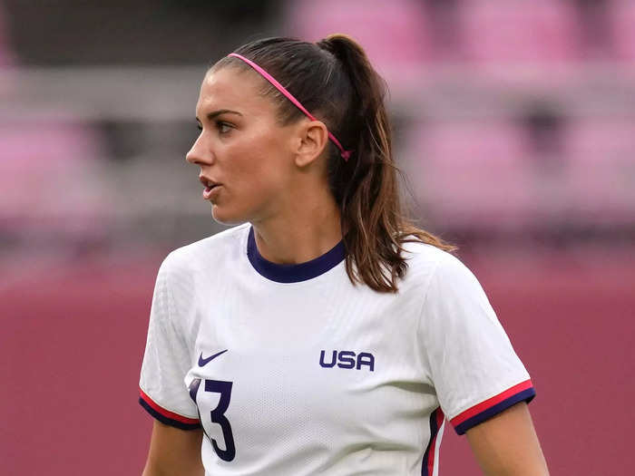 Alex Morgan believes her plant-based diet allows her to recover faster.