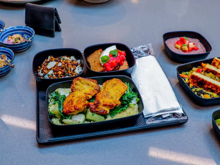 The investment in food and wellness gives passengers another reason to pay the premium attached to the non-stop services, most of which only offer business class and premium economy class seating.