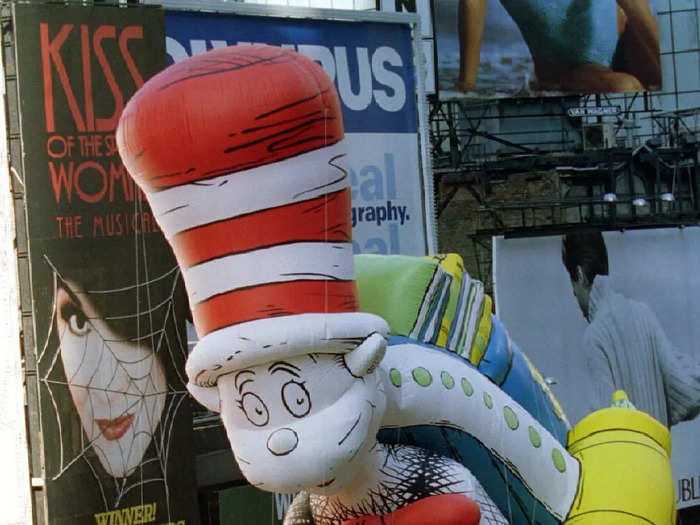 1994: The Cat in the Hat premiered as a new balloon in Times Square.