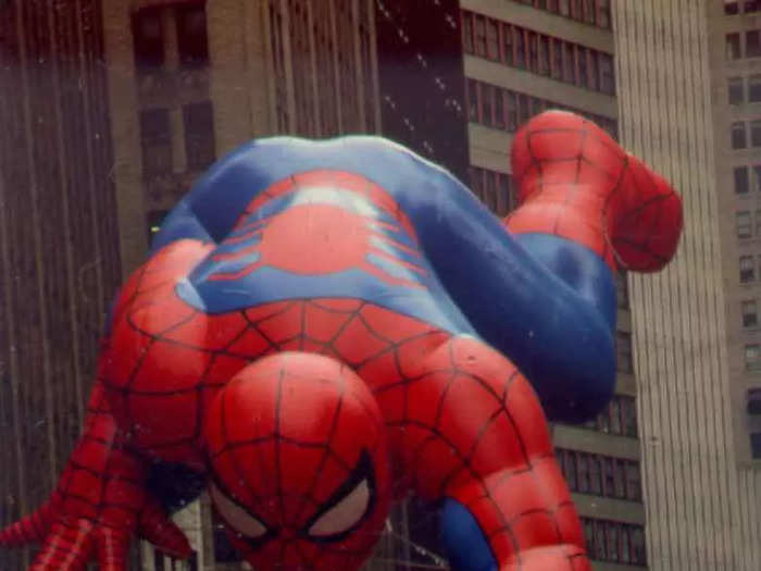 1991: Spider-Man made his first appearance at the parade.