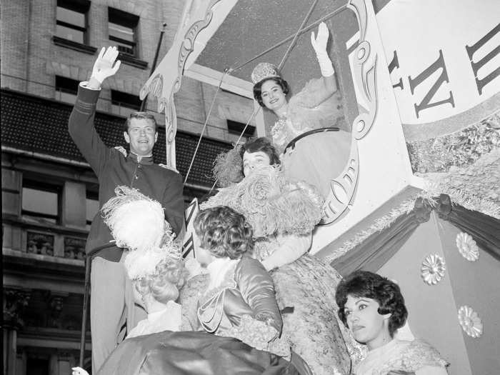 1960s: Miss Teenage America 1961 Diane Lynn Cox rode a float in the parade.