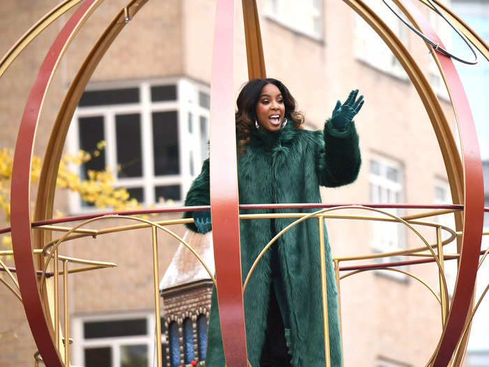 Big-name entertainers graced the parade