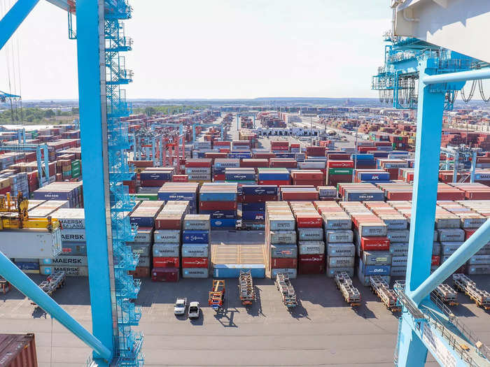 Views from the bridge are expansive with a line of sight for miles on a clear day, helping the crew navigate and monitor other ships in their vicinity.