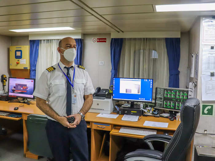 Passing through the Suez Canal was normal, the crew described, even just a few weeks after the Ever Given had run aground and blocked the path for other ships.