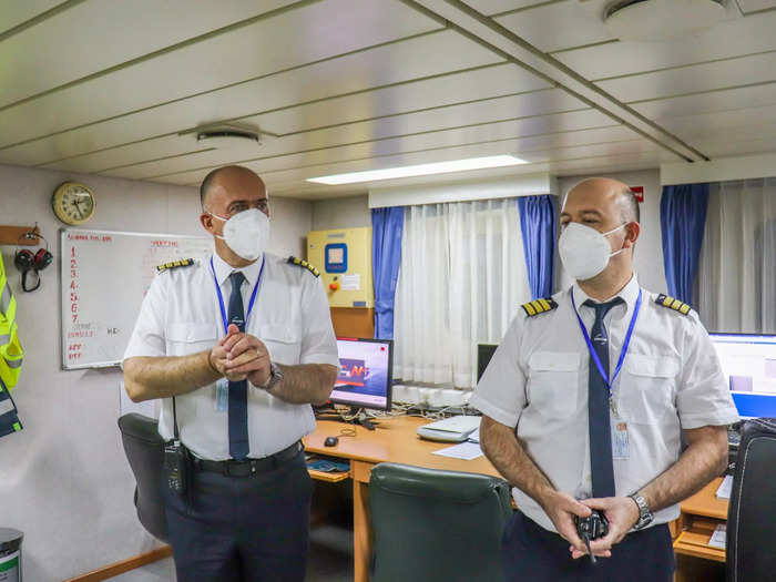 The Croatian captain has served in the maritime industry for more than 30 years, traversing the globe on container ships. Before that, he worked issuing airplane tickets at an airport.