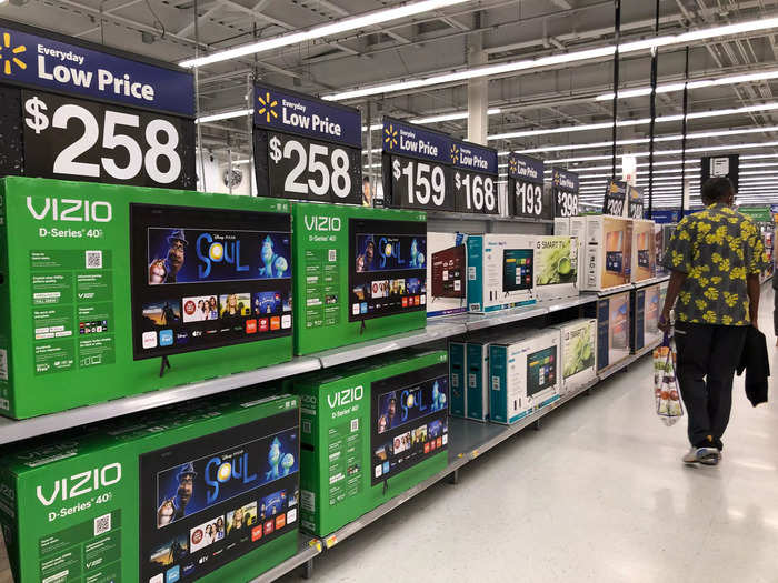 The one thing still happening: sales on laptops and giant TVs.