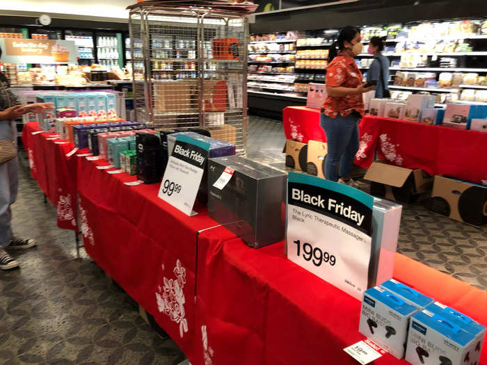 Meanwhile, Target had set up a little electronics market in the produce section.