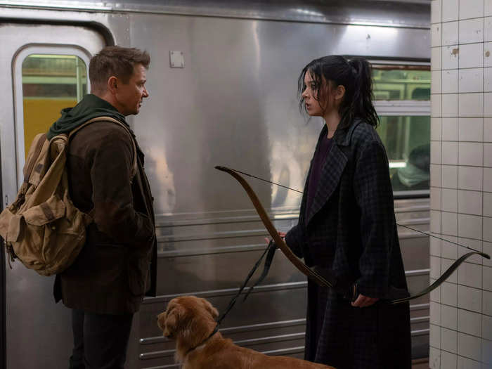 The events in "Hawkeye" take place 2 years after "Avengers Endgame."