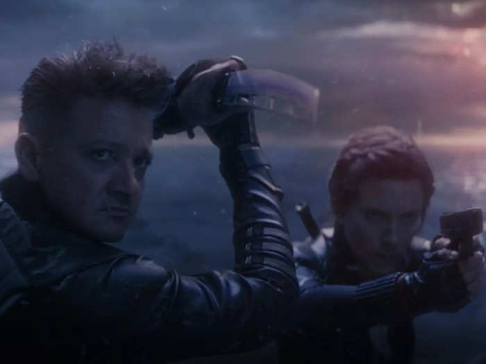 Hawkeye lost his best friend in "Avengers Endgame."