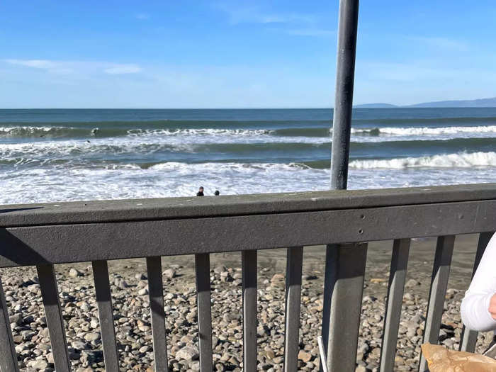 My family and I scored two tables right at the edge of the deck and started with our Taco Bell cocktails.