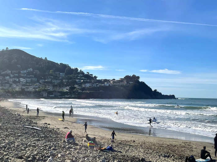 Before I went inside, I decided to get a closer look at the ocean view — which looked straight out of a California postcard.