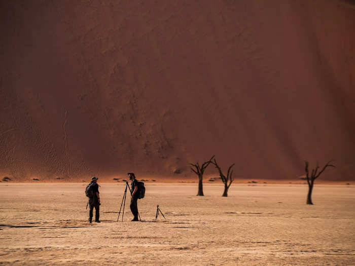 Another famous destination in Namib-Naukluft National Park is Deadvlei, a unique landscape with 900-year-old dead trees that is a paradise for photographers.
