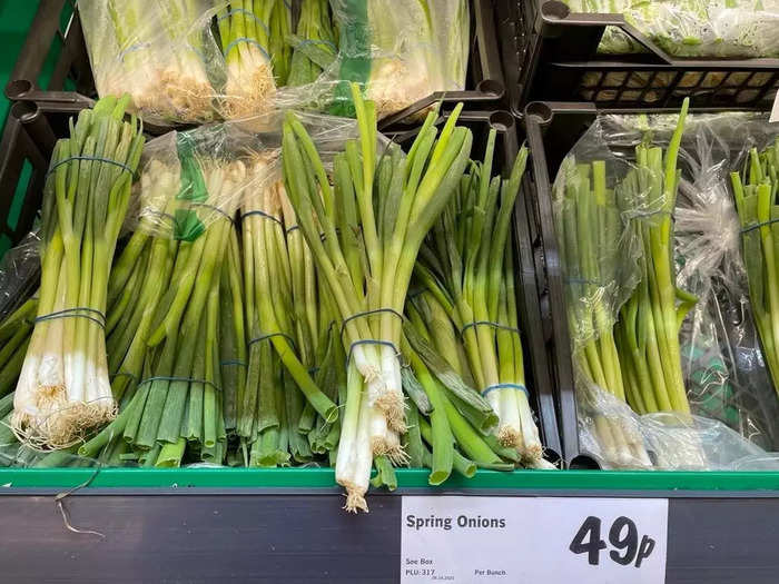 Spring onions spruce up basic dishes.