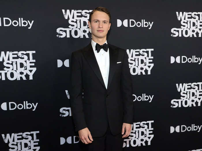 Ansel Elgort is Tony.