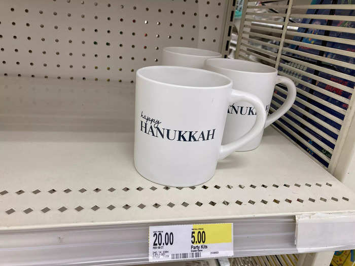 While Target had all of the Hanukkah essentials, I found the Hanukkah shelves to be pretty sparse.