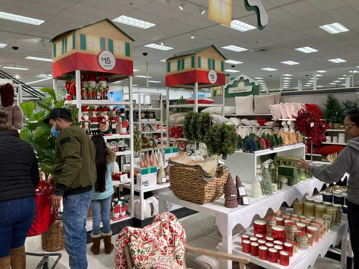 Another Target employee suggested trying a different holiday display near the household essentials, but there was no sign of Hanukkah there, either.