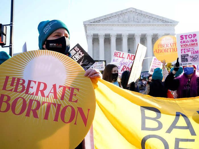 Amnesty International attended the protests to "fight for human rights for all."