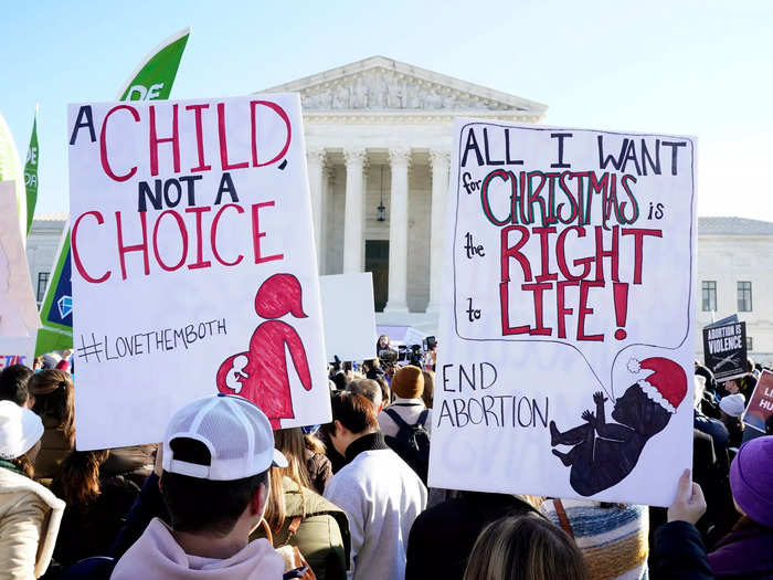 One group that opposes abortion said they believe "every human being is equal in value."