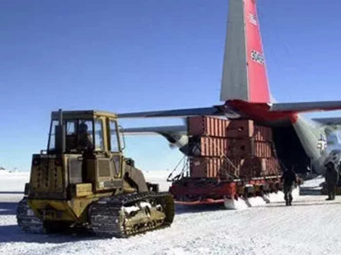 The LC-130 Hercules was introduced into the military