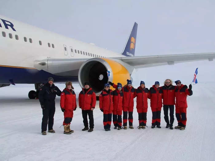 In February 2021, Icelandair made the trek with a Boeing 767 to pick up a group of Norwegian scientists from the Troll airfield in Antarctica. The flight involved a lot of planning due to the treacherous conditions on the continent and required six pilots, 13 crew, and one flight engineer to man the journey.