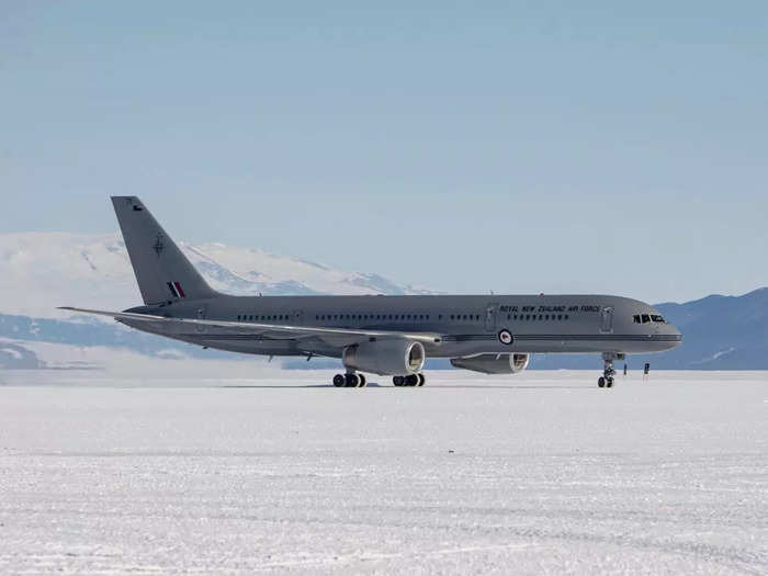 Other military aircraft have also landed on the continent, including the Royal New Zealand Air Force