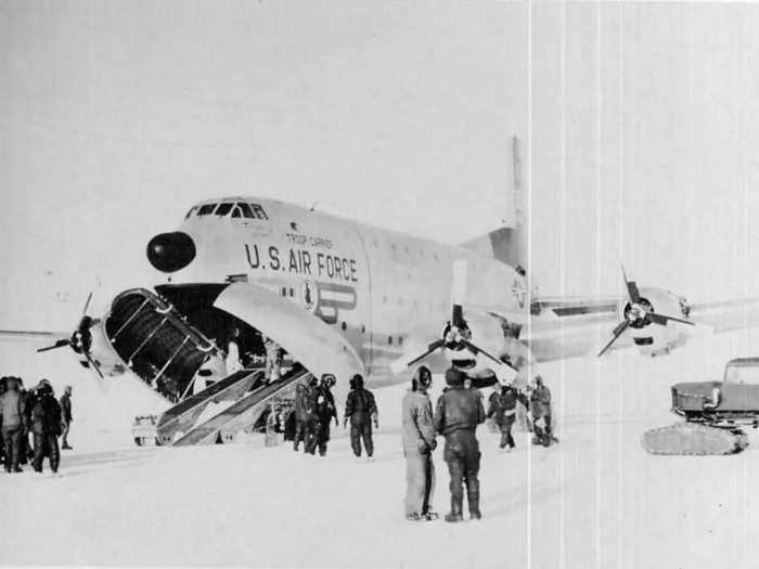 Meanwhile, the US Navy launched later versions of Operation Deep Freeze, sending to Antarctica a USAF C-124 Globemaster...