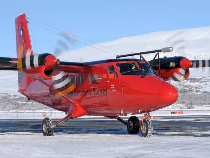 A number of aircraft have visited the White Continent since the first landing in 1956, like British Antarctic Survey