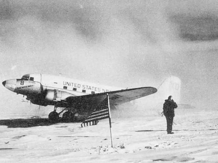 As part of its preparations, the US Navy managed to accomplish what many had thought was impossible — landing an aircraft on the Antarctic ice. In October 1956, an R4D-5 Douglas Skytrain touched down on the South Pole for the first time ever.