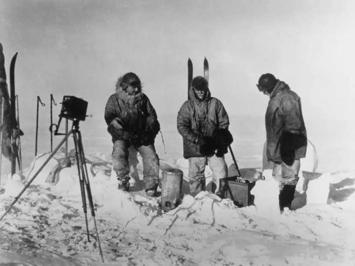 While the exploration of the polar wasteland started with "mapping wars," which led to the need for control over the territory, eventually the focus turned to scientific research.