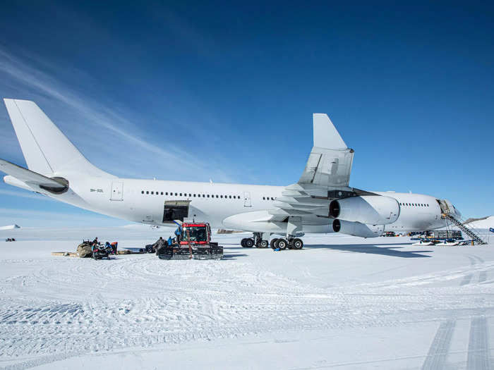 The jet, which was operated by Portugal-based Hi Fly and chartered by luxury campsite Wolf