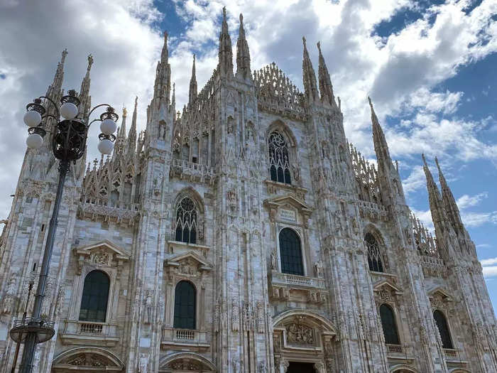 In Milan, I visited its most popular attraction, the Duomo at night and during the day. It was empty at both times.