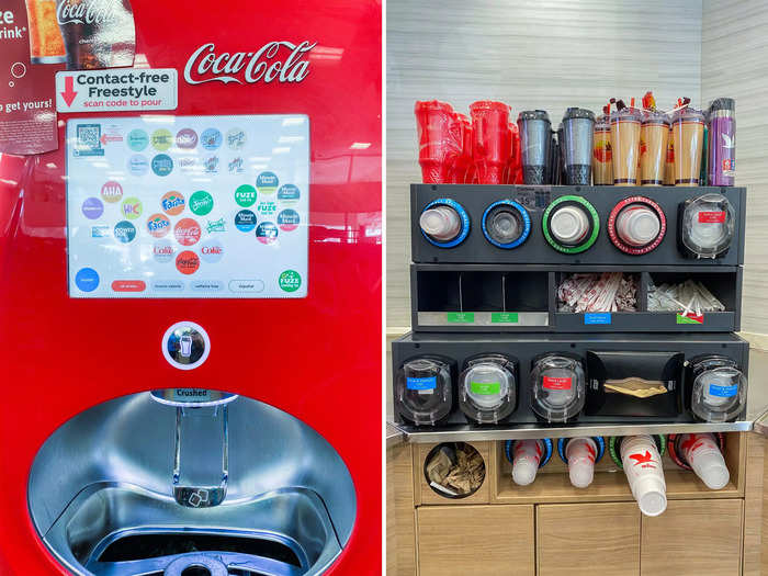 As someone who loves variety, I was particularly impressed by the touchscreen, "freestyle" soda fountain, which offers more than 100 Coca-Cola drink options.