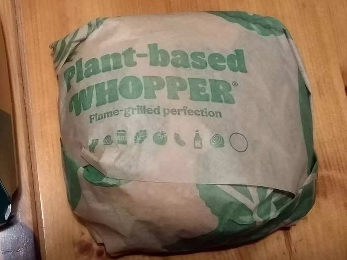 I liked how my burger came wrapped in paper, making it easier to eat on-the-go, unlike other fast-food companies that serve their take-out burgers in boxes.