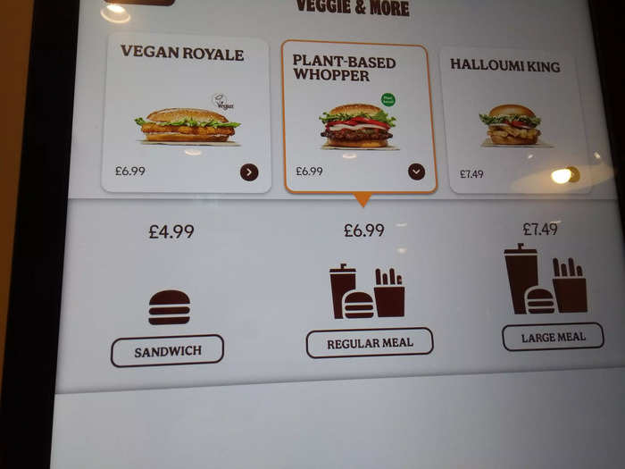 The prices were considerably higher than for comparable meals at McDonald