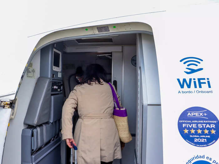 Masks were required onboard, just like in the US, and numerous announcements reminded passengers to be mindful of their hygiene and well-being.