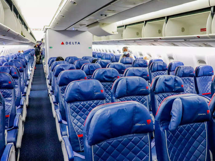 Taking us down to Mexico City was a Boeing 767-300ER, Delta