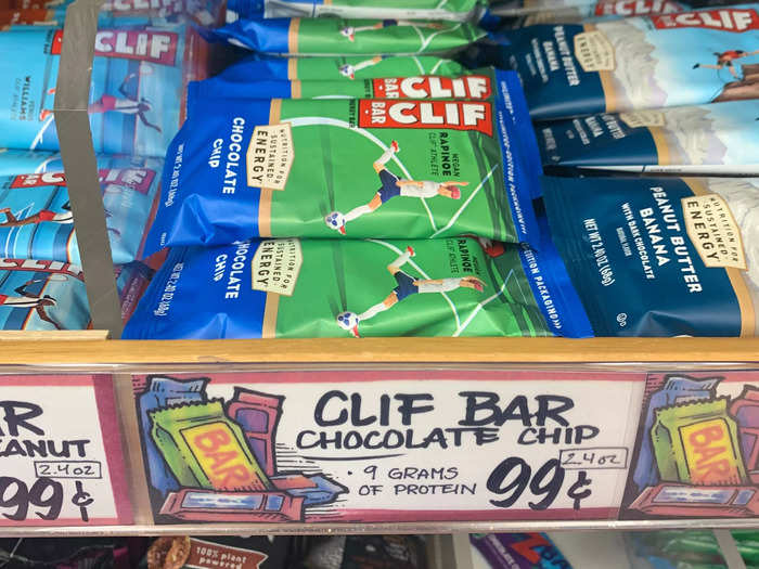 I always buy my Clif Bars at Trader Joe