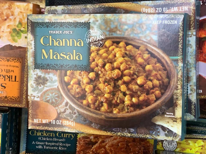 The channa masala is another five-star frozen entrée.