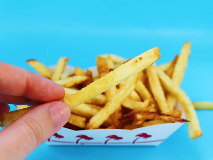 They were well-salted and the extra time in the fryer definitely gave them a better texture.