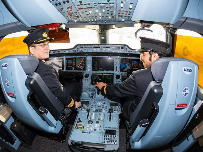 The A350 is uniquely qualified for single-pilot flying given the high level of automation already built into the aircraft, including the ability to auto descend without pilot input in case of an emergency.