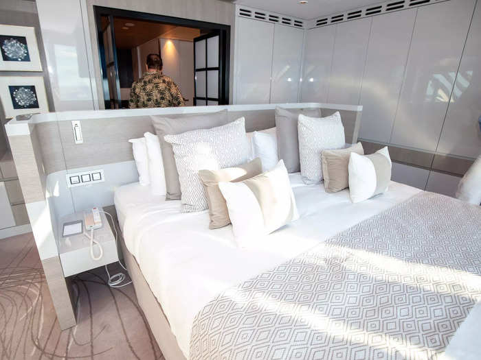 A stay in the suite also includes WiFi, access to all of the ship