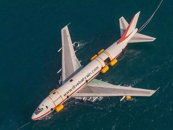 Two other notable Boeing aircraft were sunk in the past decade, including a mammoth Boeing 747 jumbo jet off the coast of Bahrain intended to attract divers from around the world.