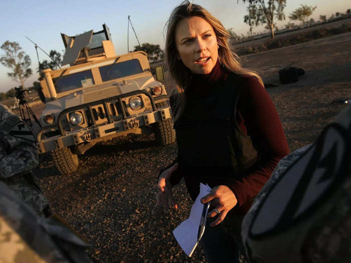 During her 16 years at CBS, Logan made a name for herself by reporting from the frontlines, including securing interviews with major military figures.